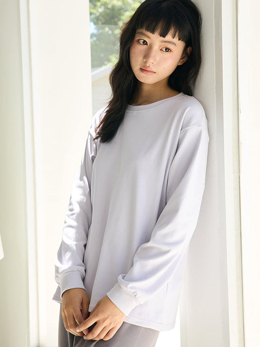 【7日内出荷】【2点セット 】ルームウェア レディース 無地 パジャマ 長袖 可愛い ゆったり 寝巻き 部屋着 秋 冬 春 夏 女性 中学生 高校生 セットアップ 韓国 カジュアル シンプル トップス 長ズボン ナイトウェア 大きいサイズ おしゃれ 大人 入院 旅行 外出 修学旅行 新生活 プレゼント ギフト M L