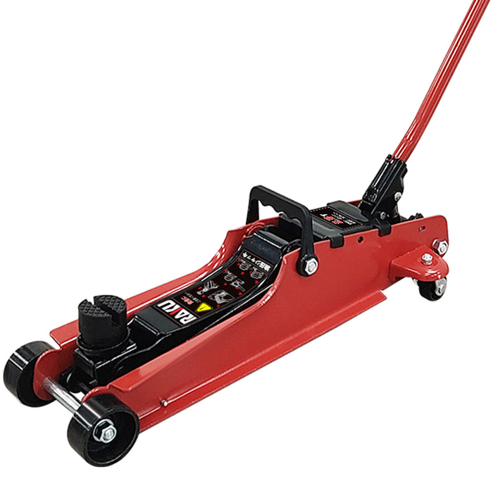 RAKU ガレージジャッキ 油圧式ジャッキ2.5T/2T ガレージジャッキ フロアジャッキ ジャッキアップ 低床ジャッキ タイヤ交換 パンク修理
