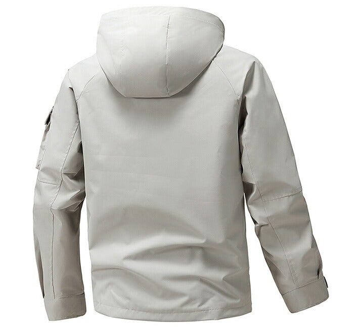 ウンテンパーカー マウンテンパーカー メンズ ジャケット ジャンパー 防寒 防風 秋服 春服 秋冬 ライトアウター フード付き 厚手 撥水 ゴルフウェア アウトドア カジュアル おしゃれ スポーツ 通勤 通学 登山 釣り キャンプ 大きいサイズ