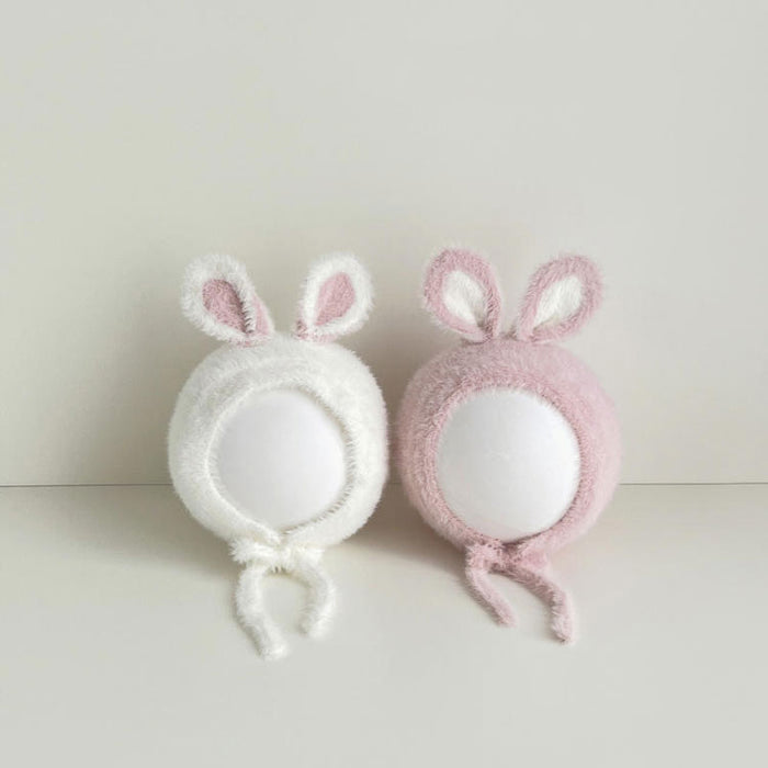 ベビー ニット帽子 うさ耳 ボンネット 赤ちゃん お宮参り 退院 出産祝い 帽子 おしゃれ シンプル  秋 冬 服 キッズ 子ども 子ども服 新生児 可愛い 寒さ対策 お出かけ うさぎ ０歳 １歳 2歳 プレゼント ギフト