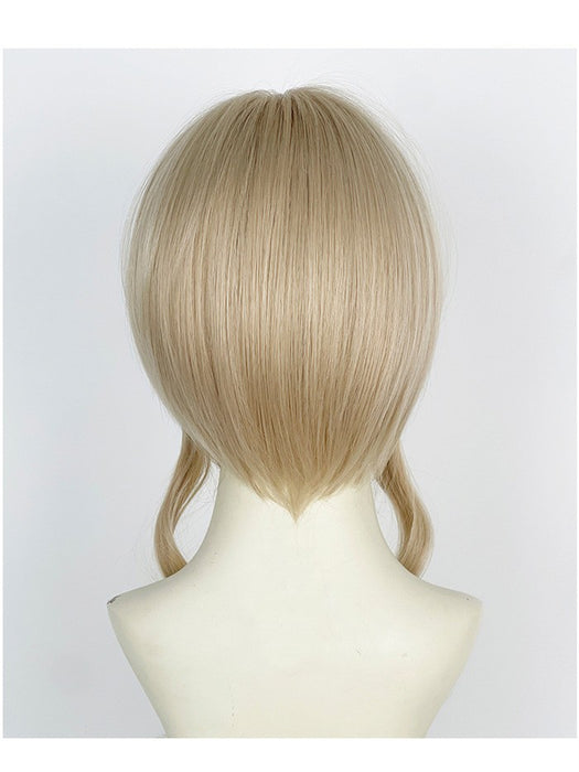 【7日内出荷】ロリータ ウィッグ ツインテール ロング カール フルウィッグ 前髪あり 耐熱 アッシュベージュ リボン付き 高品質 自然 ふんわり カール ヘア レディース コスプレ ハロウィン 撮影 イベント おしゃれ 可愛い アッシュゴールド