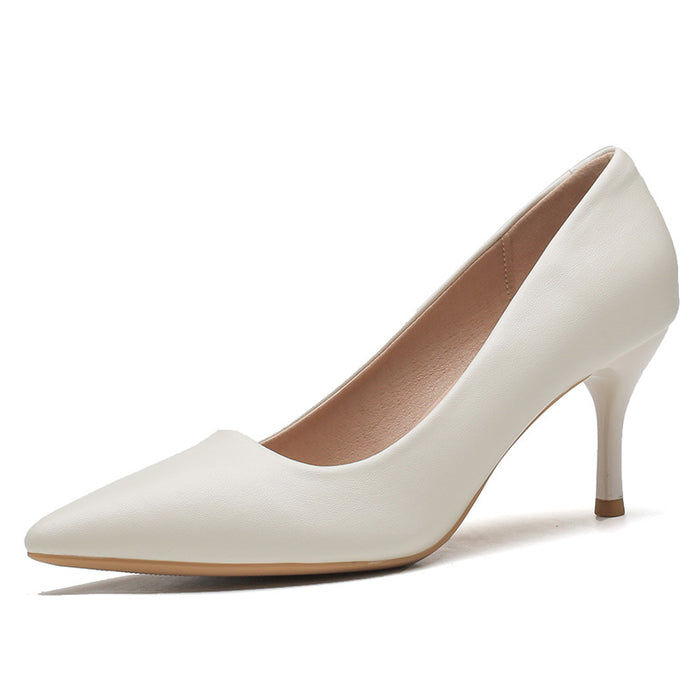 【7日内出荷】【3cm~7cmヒール】パンプス 痛くない 歩きやすい 走れる 疲れない ポインテッドトゥ ヒールが選べる ローヒール ミドルヒール ハイヒール 柔らかい レディース きれいめ ピンヒール 通勤 オフィス 結婚式 入学式 美脚 黒 白 ベージュ ブラウン