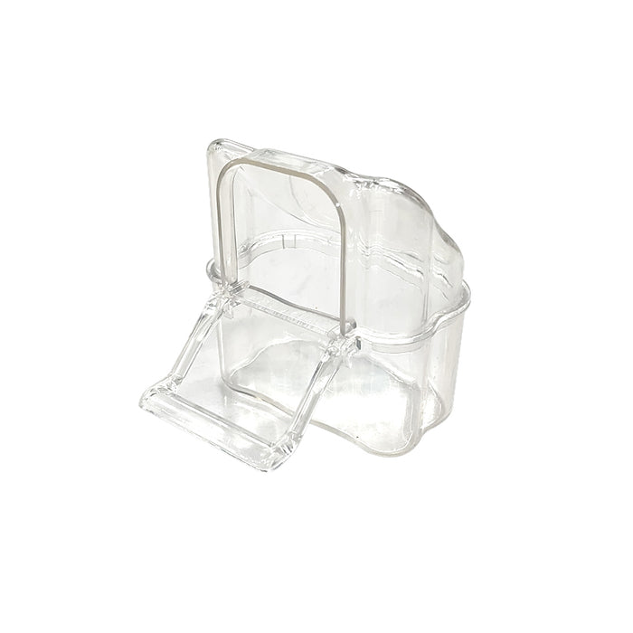 RAKU バードケージ 鳥カゴ 鳥小屋 モモンガ ケージ　多頭飼い可能 止まり木 おもちゃ ブランク エサ入れ2個 フック付き ホワイト/ブラック 省スペース お手入れ簡単