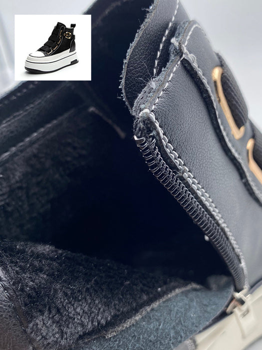 【7日内出荷】【6cmヒール】ショートブーツ レディース 黒 白 カジュアル 裏起毛 秋 冬 pu レザーシューズ レースアップ サイドゴア ブーツ 安定感 厚底 靴 韓国 原宿系 高校生 中学生 学生 通学 通勤 スポーツ 美脚 歩きやすい 疲れない 痛くない 大きいサイズ