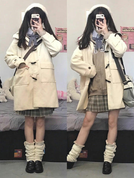 【7日内出荷】ダッフルコート レディース スクールコート 中綿 キルティング ロング丈 フード付き アウター ジャケット 学生 通学 制服コーデ JK きれいめ カジュアル ゆったり 体型カバー おしゃれ 暖かい 防寒 厚手 通勤 デート プレゼント 彼女 娘