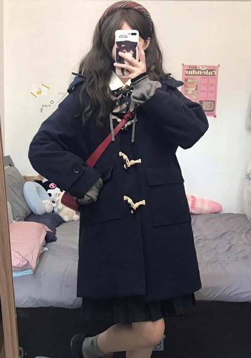 【7日内出荷】ダッフルコート レディース スクールコート 中綿 キルティング ロング丈 フード付き アウター ジャケット 学生 通学 制服コーデ JK きれいめ カジュアル ゆったり 体型カバー おしゃれ 暖かい 防寒 厚手 通勤 デート プレゼント 彼女 娘