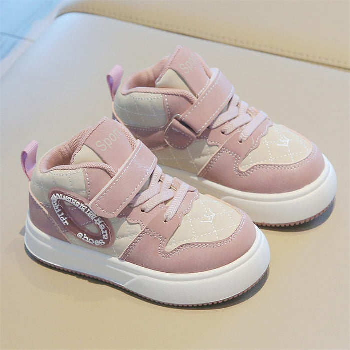 【7日内出荷】キッズ スニーカー 幼児 子供靴 ピンク ブラウン 黒 スポーツシューズ 子供 シューズ 子ども 秋 きれいめ 運動靴 歩きやすい キッズ シューズ 女の子 男の子 小学生 外出 滑り止め 屈曲性 柔らかい 疲れない アウトドア 滑りにくい 子供 スニーカー 14 15 16 17 18 19cm