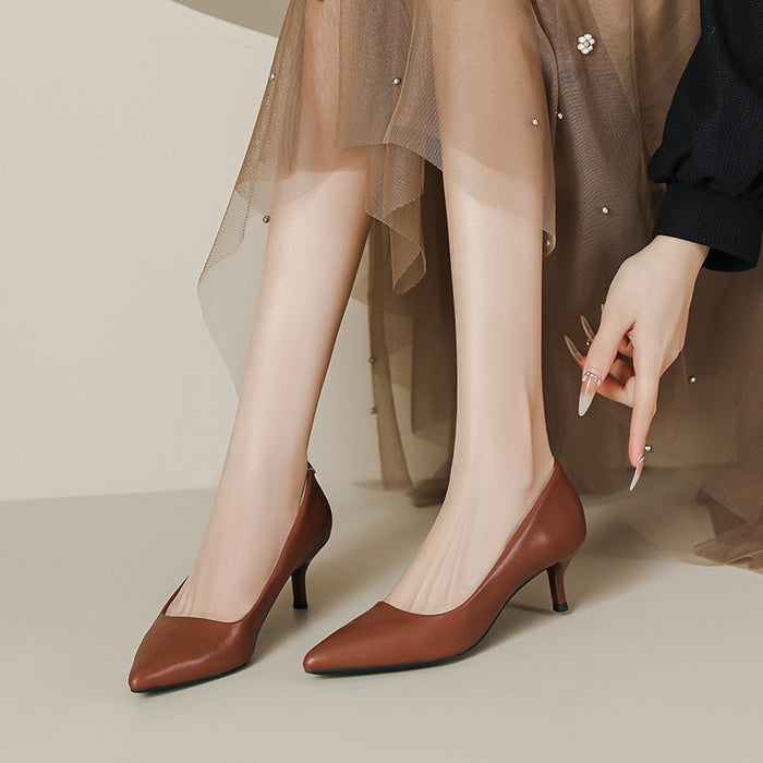 【7日内出荷】【3cm~7cmヒール】パンプス 痛くない 歩きやすい 走れる 疲れない ポインテッドトゥ ヒールが選べる ローヒール ミドルヒール ハイヒール 柔らかい レディース きれいめ ピンヒール 通勤 オフィス 結婚式 入学式 美脚 黒 白 ベージュ ブラウン