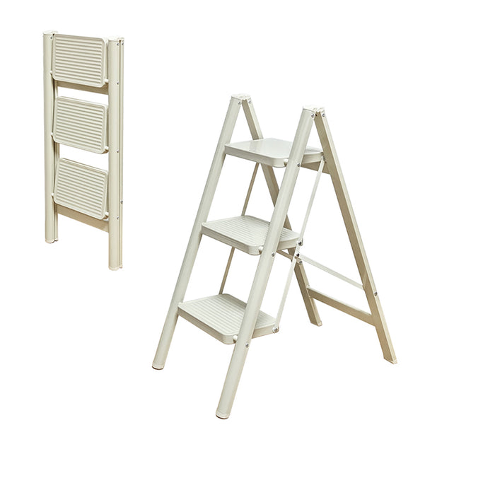 RAKU 脚立 2段 3段 4段 踏み台 折り畳み 広い足置き 滑り止め加工 ハイタイプ 耐荷重約150KG スチールフレーム 収納便利 錆びに強い はしご ツールストレージ 安定感 多機能