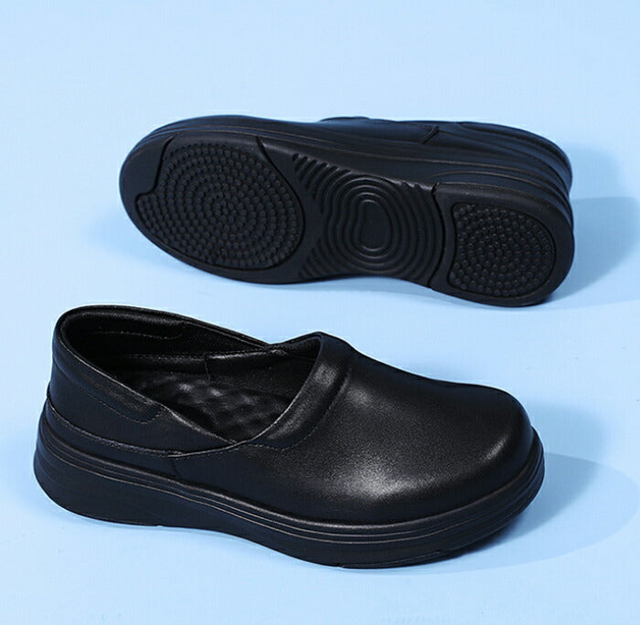 【7日内出荷】ナースシューズ  疲れにくい 軽量 静音 スリッポン 白 レディース メンズ 滑らない 通気性 軽い クッション性 衝撃吸収 介護シューズ 室内履き 作業靴 医療用 防滑 清掃 病院 看護師 介護士 立ち仕事 ナース 男女兼用 ブラック ホワイト