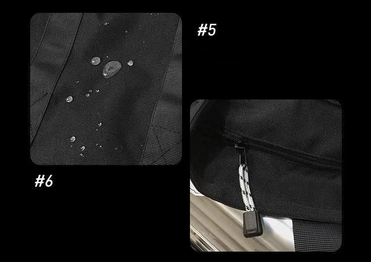 【7日内出荷】【2way】トートバッグ ポケット多い メンズ レディース トートバック おしゃれ 軽量 肩掛け 軽い 黒 ユニセックス 撥水 無地