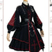 【7日内出荷】5点セット Lolita系 ロリータ 軍服 ワンピース ゴスロリ セーラー服 ロリ 制服 学生服 萌え萌え 少女ウェア レディース 二次元ドレス 学園祭 文化祭 イベント 可愛い