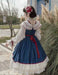 【7日内出荷】 ロリータ 森ガール ワンピース Aライン Lolita 2way オフショルダー 長袖 レース フリル 半袖 萌え萌え 可愛い かわいい プリンセス お姫様 プレゼント ミモレ丈 レディース ロココ コスチューム 仮装 ハロウィン 学園祭 文化祭 ベージュ ネイビー
