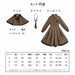 【7日内出荷】3点セット ロリータワンピース 長袖ワンピース ロリータドレス lolita マント付き ネクタイ付き 甘ロリ 可愛い 原宿 レディース ガーリー 春秋冬 S/M/L