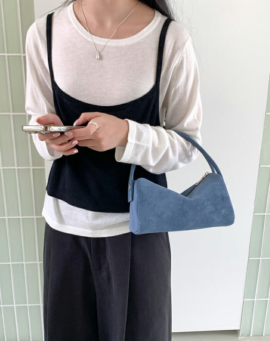 【2way】スエード調 ショルダーバッグ レディース 斜めがけ 手提げ スエードバッグ トートバッグ ボストンバッグ ハンドバッグ 肩掛けバッグ ミニ 柔らか きれいめ 大人可愛い 小さい 鞄 高級感 おしゃれ 秋 冬 通勤通学 お仕事バッグ お出かけ