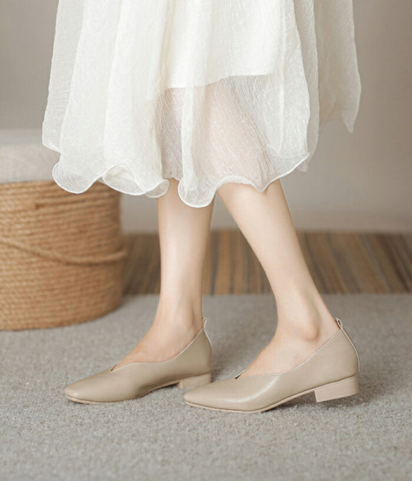 【7日内出荷】【5cmヒール】プレーン パンプス レディース 柔らかい ぺたんこ フラットシューズ Vカット スクエアトゥ  痛くない 脱げない 美脚 走れる お呼ばれ 二次会 パーティー 通勤 オフィス 立ち仕事 旅行 春 夏 秋 冬 小さいサイズ 大きいサイズ