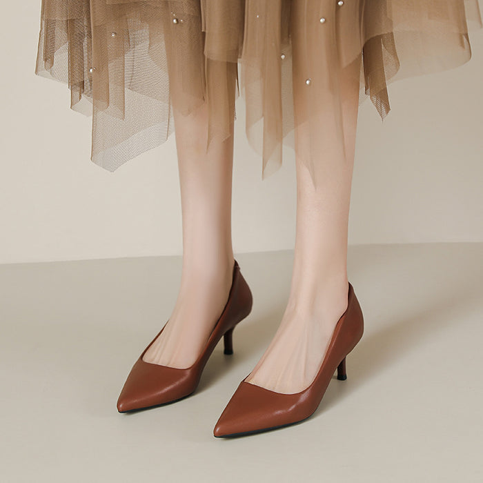 【7日内出荷】【3cm~7cmヒール】パンプス 痛くない 歩きやすい 走れる 疲れない ポインテッドトゥ ヒールが選べる ローヒール ミドルヒール ハイヒール 柔らかい レディース きれいめ ピンヒール 通勤 オフィス 結婚式 入学式 美脚 黒 白 ベージュ ブラウン