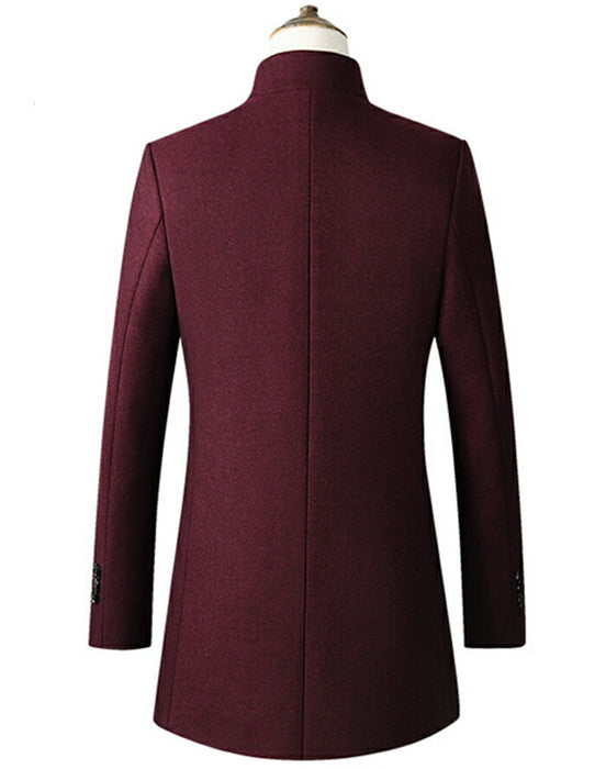 【裏地が選べる】チェスターコート メンズ ジャケット ビジネス アウター 厚手 中綿コート 中綿ジャケット ウールコート ロングコート 暖か 防寒 アウター カジュアル おしゃれ シンプル 無地 通勤 男性 秋冬 服 ブルゾン 黒 グレー ワインレッド ネイビー キャメル