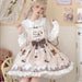 【7日内出荷】2点セット コスプレ仮装 キャミソールワンピース ロリータ服 ドレス 洋服 JSK リボン プリンセス lolita フリル お姫様 ノースリーブ シャツ付き  ハロウィン衣裳 COSPLAY 仮装パーティー レディース ガールズ 可愛い メイド喫茶 学園祭文化祭 イベント舞台演出服 S M L XL