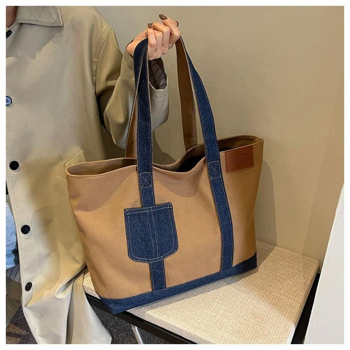 【7日内出荷】【2way】レディース 大容量 A4 対応 トートバッグ 帆布キャンバスバッグ 通勤 通学 おしゃれ シンプル 高品質