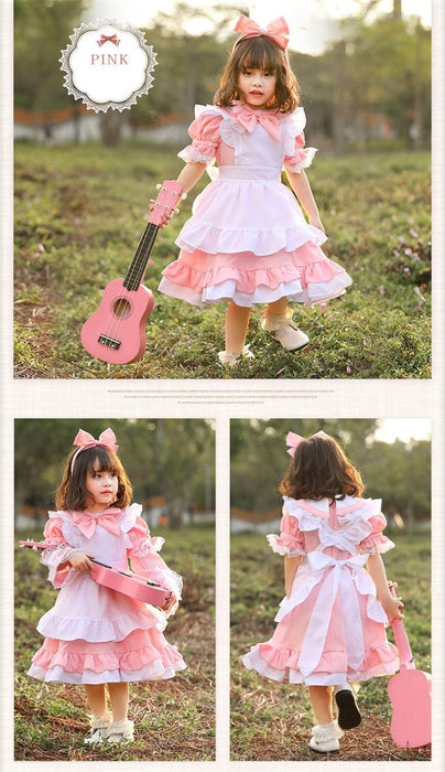 【7日内出荷】ハロウィン コスプレ かわいい コスチューム ハロウィン仮装 コスプレ衣装 大きいサイズ キャラクター 半袖 女の子 セット プリンセスドレス 子供用 ワンピース メイド服 おすすめ 可愛い 萌え 学園祭 文化祭 クリスマス 余興 イベント