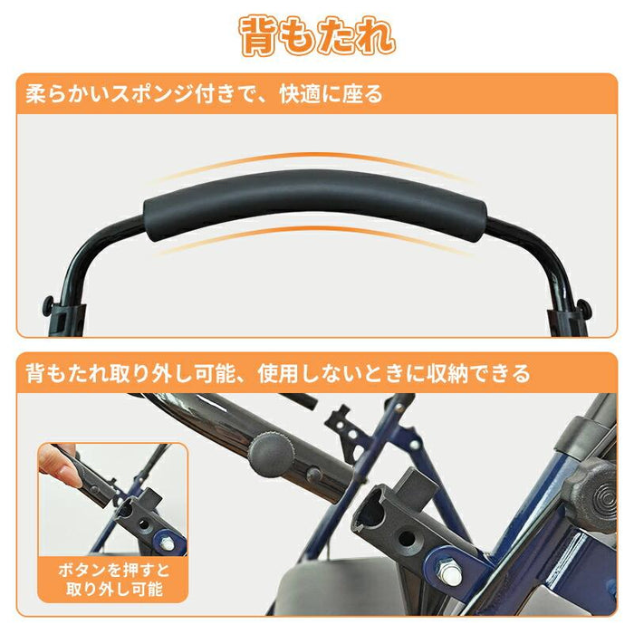 RAKU シルバーカー 歩行補助車 ショッピングカー シルバーカート 年寄りカート 歩行器 歩行車 歩行補助 高齢者歩行器 座れる 高さ調節可 折りたたみ コンパクト